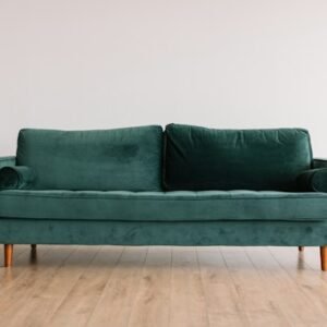 Minimalist Velvet Sofa